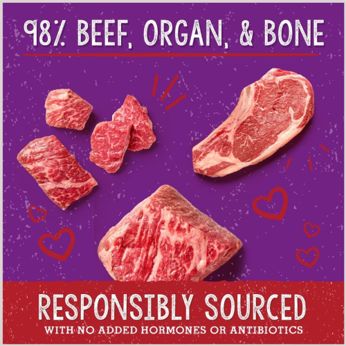 Stella & Chewy's CAT Freeze Dried 08oz Bountiful Beef 凍乾生肉貓咪主糧 寬牛大量 牛肉配方 8oz(226g)中 (正價$255) (EXP: 14/12月/2026) (訂貨需時2-3天)